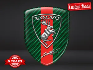 Volvo Insignias Auto Personalizadas Modernas Resistentes Pro